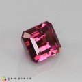 Natural Tourmaline 1.25 Carats Vivid Purplish Pink Emerald Cut 6x5 mm Loose Gemstone - Image 5