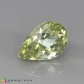 Natural Amblygonite 2.27 Carats Yellowish Green Pear 10x7 mm Loose Gemstone - Image 6