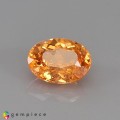 Natural Spessatite garnet 1.25 Carats Fanta Orange Oval 7x5 mm Loose Gemstone - Image 1