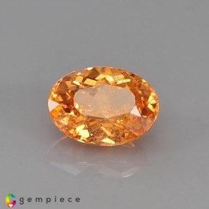 spessatite garnet  1.25cts - 7x5mm