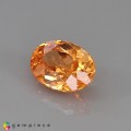 Natural Spessatite garnet 1.25 Carats Fanta Orange Oval 7x5 mm Loose Gemstone - Image 3