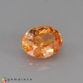 Natural Spessatite garnet 1.25 Carats Fanta Orange Oval 7x5 mm Loose Gemstone - Image 5