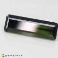 Natural Tourmaline 45.94 Carats Dark Olive Green Emerald Cut 37x12 mm Loose Gemstone - Image 3