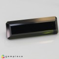Natural Tourmaline 45.94 Carats Dark Olive Green Emerald Cut 37x12 mm Loose Gemstone - Image 6