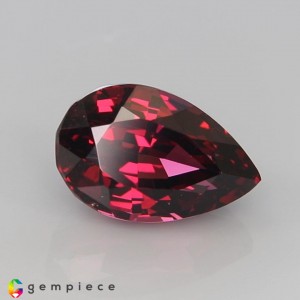 rhodolite garnet  4.26cts - 12x7mm