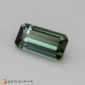 Natural Tourmaline 2.70 Carats Vivid Green Emerald Cut 11x6 mm Loose Gemstone - Image 2