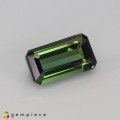 Natural Tourmaline 2.70 Carats Vivid Green Emerald Cut 11x6 mm Loose Gemstone - Image 4