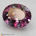 Natural Ametrine 95.69 Carats Purple to Yellow Oval 32x27 mm Loose Gemstone - Image 2