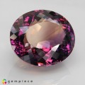 Natural Ametrine 95.69 Carats Purple to Yellow Oval 32x27 mm Loose Gemstone - Image 6
