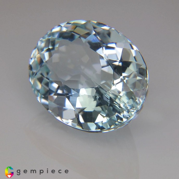 Light Sky Blue Natural Aquamarine Oval 6.60Cts Certified Aquamarine Stone Online