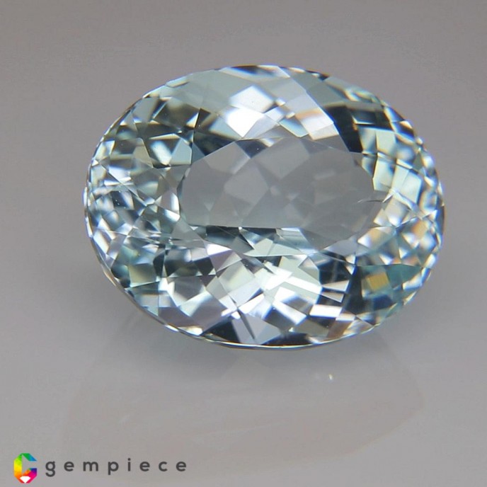 Light Sky Blue Natural Aquamarine Oval 6.60Cts Certified Aquamarine Stone Online