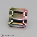Natural Tourmaline 1.43 Carats Pink to Champagne Octagon 6x5 mm Loose Gemstone - Image 1