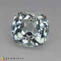 Natural Tourmaline 3.53 Carats Very Light Baby Green Antique Cushion 9x6 mm Loose Gemstone - Image 1