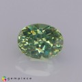 Natural Demantoid garnet 0.65 Carats Green Oval 5x4 mm Loose Gemstone - Image 2