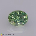 Natural Demantoid garnet 0.65 Carats Green Oval 5x4 mm Loose Gemstone - Image 1