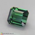 Natural Tourmaline 3 Carats Fine Green Emerald 8x7 mm Loose Gemstone - Image 2
