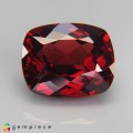 Natural Rhodolite garnet 5.61 Carats Pinkish Red Cushion 11x9 mm Loose Gemstone - Image 1
