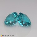 Natural Apatite 2.88 Carats Paraiba Blue Round 7x5 mm Loose Gemstone - Image 3