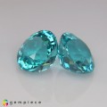 Natural Apatite 2.88 Carats Paraiba Blue Round 7x5 mm Loose Gemstone - Image 5