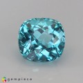 Natural Apatite 1.28 Carats Paraiba Blue Antique Cushion 6x5 mm Loose Gemstone - Image 7