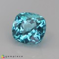 Natural Apatite 1.28 Carats Paraiba Blue Antique Cushion 6x5 mm Loose Gemstone - Image 2