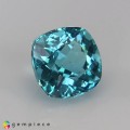 Natural Apatite 1.28 Carats Paraiba Blue Antique Cushion 6x5 mm Loose Gemstone - Image 3