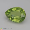 Natural Peridot 4.91 Carats Parrot Green Pear 12x9 mm Loose Gemstone - Image 1
