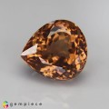 Natural Tourmaline 3.73 Carats Orange Pink Pear 10x9 mm Loose Gemstone - Image 3