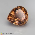 Natural Tourmaline 3.73 Carats Orange Pink Pear 10x9 mm Loose Gemstone - Image 2