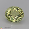 Natural Amblygonite 1.63 Carats Yellowish Green Oval 8x6 mm Loose Gemstone - Image 3