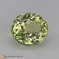 Natural Amblygonite 1.63 Carats Yellowish Green Oval 8x6 mm Loose Gemstone - Image 7