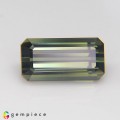 Natural Tourmaline 3.72 Carats Green to Champagne Green Emerald 12x6 mm Loose Gemstone - Image 3