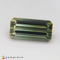 Natural Tourmaline 3.72 Carats Green to Champagne Green Emerald 12x6 mm Loose Gemstone - Image 5