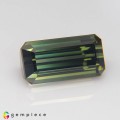 Natural Tourmaline 3.72 Carats Green to Champagne Green Emerald 12x6 mm Loose Gemstone - Image 7