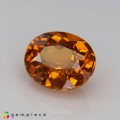 Natural Spessartite garnet 2.16 Carats Fanta Orange Oval 8x7 mm Loose Gemstone - Image 3