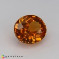 Natural Spessartite garnet 2.16 Carats Fanta Orange Oval 8x7 mm Loose Gemstone - Image 5