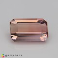 Natural Tourmaline 3.40 Carats Baby Champagne Pink Emerald Cut 11x7 mm Loose Gemstone - Image 6