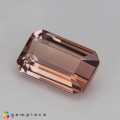 Natural Tourmaline 3.40 Carats Baby Champagne Pink Emerald Cut 11x7 mm Loose Gemstone - Image 4