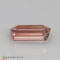 Natural Tourmaline 3.40 Carats Baby Champagne Pink Emerald Cut 11x7 mm Loose Gemstone - Image 3