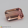 Natural Tourmaline 3.40 Carats Baby Champagne Pink Emerald Cut 11x7 mm Loose Gemstone - Image 5