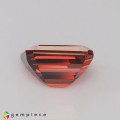Natural Pyrope garnet 3.46 Carats Pinkish Red Emerald Cut 9x7 mm Loose Gemstone - Image 4