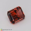 Natural Pyrope garnet 3.46 Carats Pinkish Red Emerald Cut 9x7 mm Loose Gemstone - Image 5