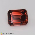 Natural Pyrope garnet 3.46 Carats Pinkish Red Emerald Cut 9x7 mm Loose Gemstone - Image 6
