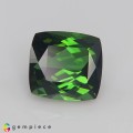 Natural Tourmaline 2.48 Carats Hunter Green Cushion 8x7 mm Loose Gemstone - Image 1