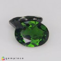 Natural Chrome diopside 2.51 Carats Chrome Green Oval 8x6 mm Loose Gemstone - Image 1