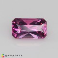 Natural Malaya garnet 1.30 Carats Purplish Pink Emerald Cut 8x4 mm Loose Gemstone - Image 6