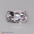 Natural Scapolite 4.09 Carats Half White Cushion 13x8 mm Loose Gemstone - Image 1