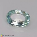Natural Montebrasite 3 Carats Baby Mint Green Oval 11x8 mm Loose Gemstone - Image 1