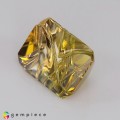 Natural Tourmaline 4.33 Carats Honey Yellow Fancy  11x8 mm Loose Gemstone - Image 3