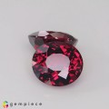 Natural Rhodolite garnet 7.03 Carats Purplish Pink Oval 9x8 mm Loose Gemstone - Image 2